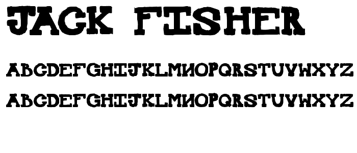Jack Fisher font